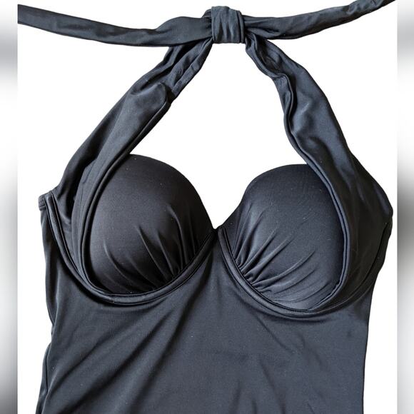 Victoria's Secret Black One Piece Swimsuit 6C - Picture 2 of 6
